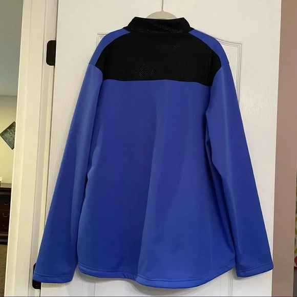 Slazenger Golf quarter zip sweatshirt Royal blue and black Men’s size XL - Picture 2 of 6